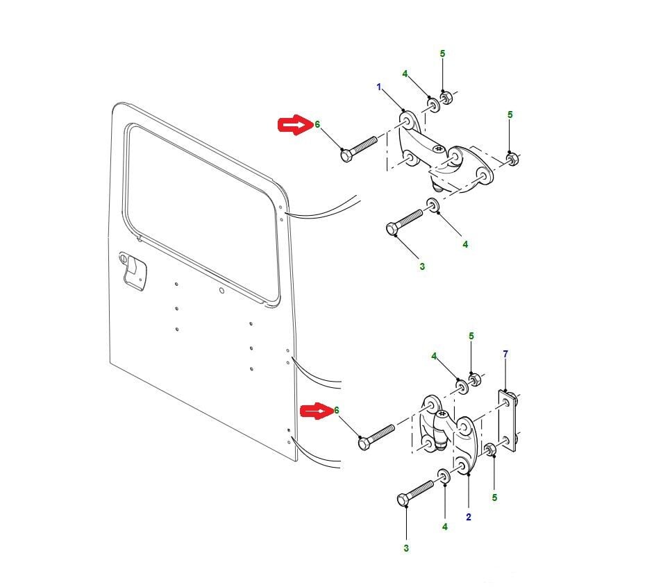 BYG500120 M8 x 50 mm Torx Civata 10'lu