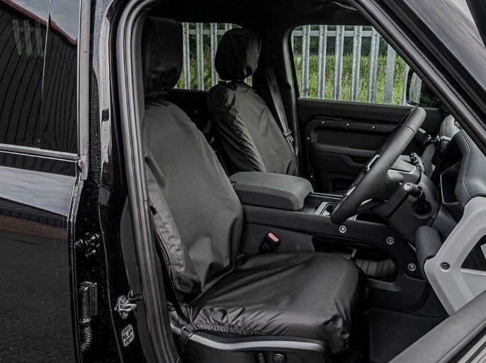 DA3661BLACK Ön Koltuk Kılıfı Siyah Yeni Defender