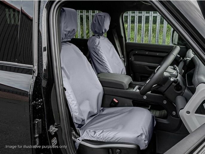 DA3661GREY Ön Koltuk Kılıfı Gri Yeni Defender