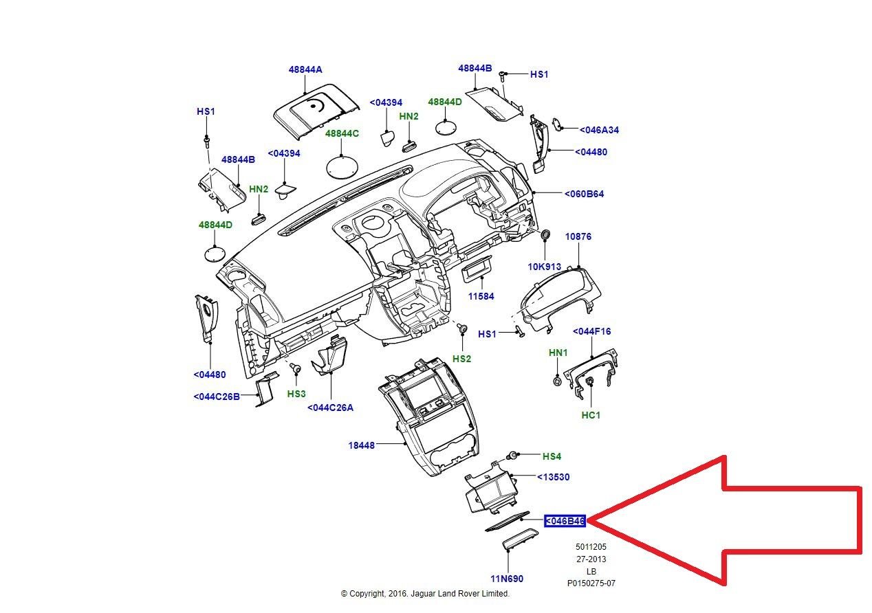 LR006389 Bozuk Para Kabı Freelander 2