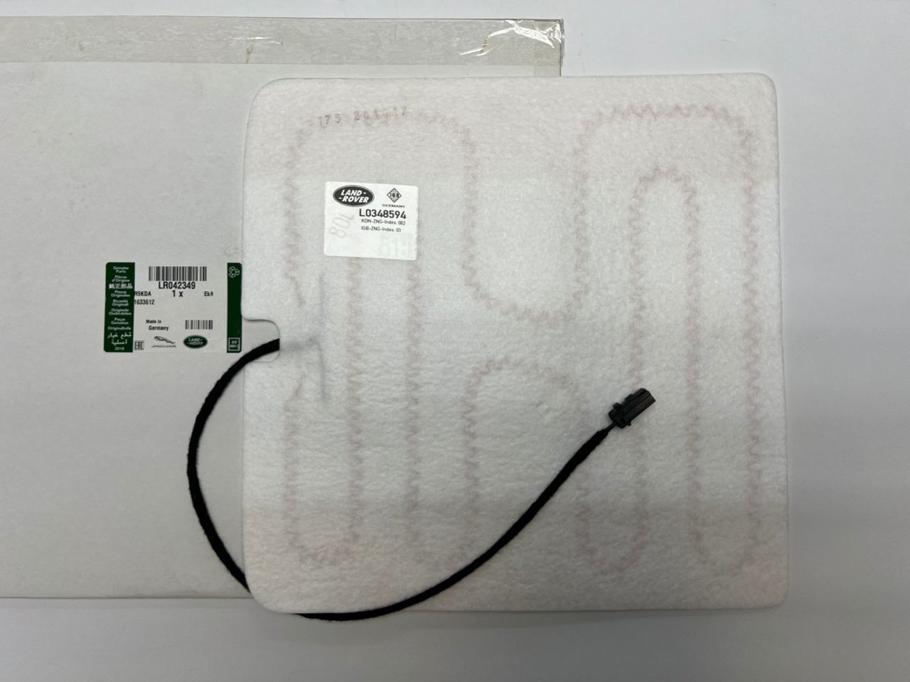 Range Rover Sport Ön Koltuk Isıtma Pedi Sırtlık LR042349