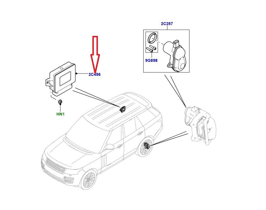 LR048452 LR033305 El Fren Modülü