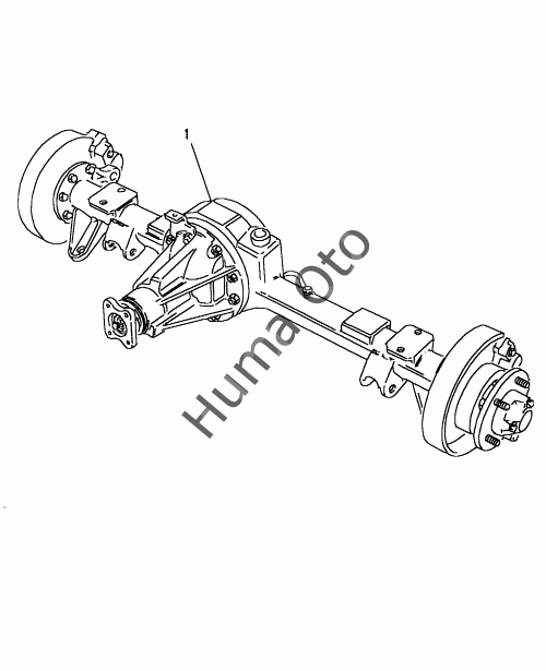 Discovery 1 Komple Arka Diferansiyel FTC5410