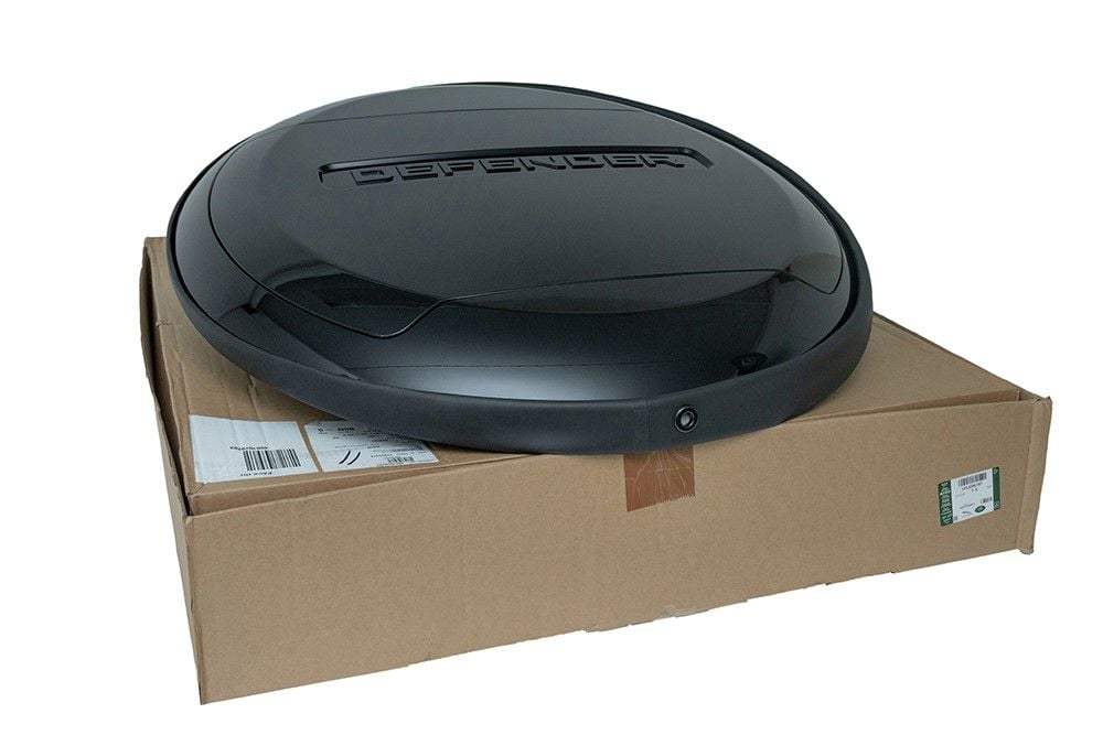 VPLEW0157 Stepne Kapağı Kılıfı Parlak Siyah Orijinal Defender