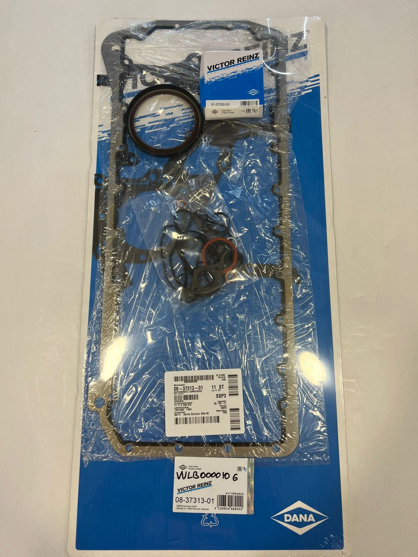 WLB000010 08-37313-01 Conta Takımı Alt M57 3.0 Dizel Range Rover